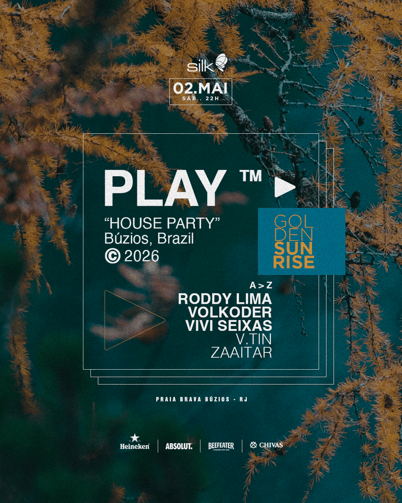 PLAY House Party — Golden Sunrise no Silk Beach Club